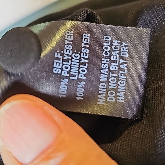 Lu Lus black haulter mini dress large. Lace on bottom trim. Witchy goth Romantic - Picture 9 of 9